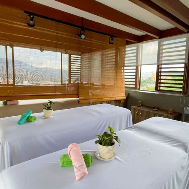 Zona de masajes Spa Lomas del Viento